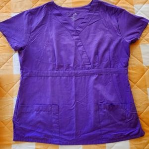 Dreamcrest Women's Scrub Top,  size large,  purple